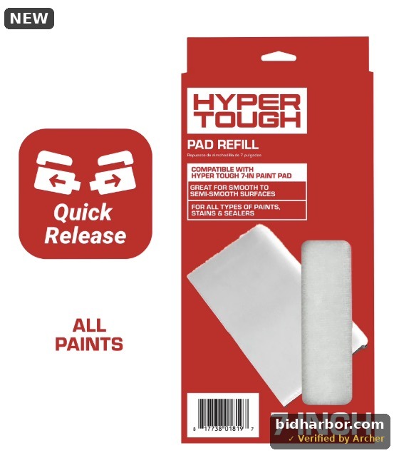 HYPER TOUGH 7IN PAD REFILL