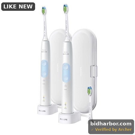 Philips Sonicare Optimal Clean Rechargeable Toothbrush 2 Pack