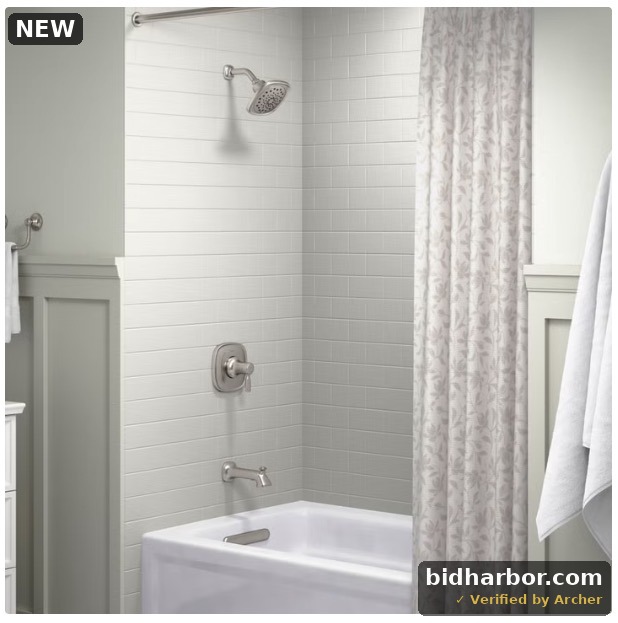 NEW – KOHLER Terzet Rite-Temp Tub & Shower Faucet Set – Vibrant Brushed Moderne Brass – REC34943-4G-2MB