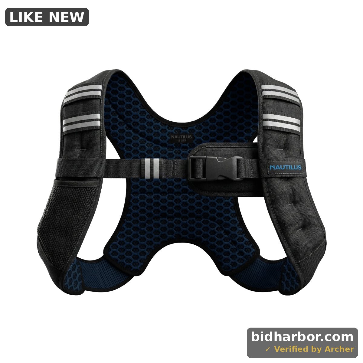 Nautilus 12 Lb Weighted Vest – Adjustable Fitness Training Vest