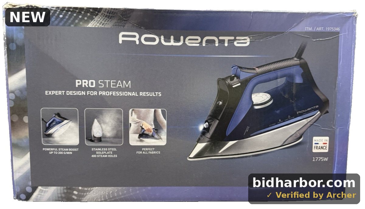 Rowenta Pro Steam Iron Model DW8302