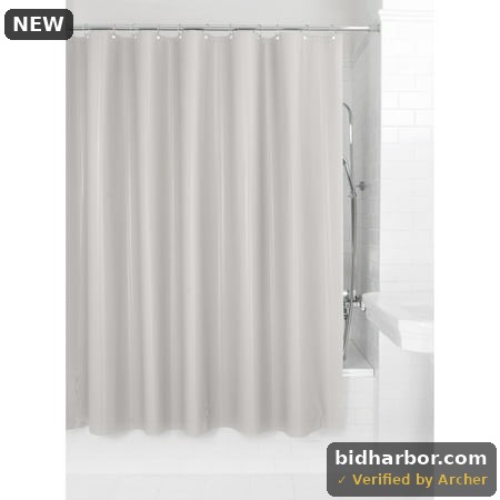 Mainstays Medium Weight PEVA Shower Curtain Liner  70  X 71  – Gray
