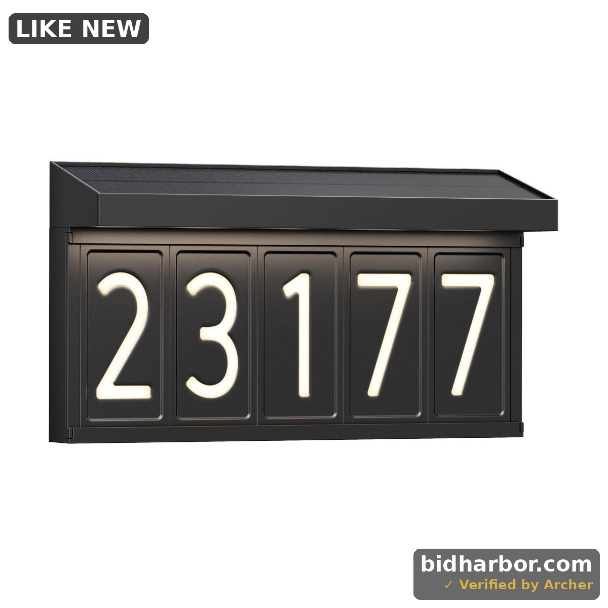 Artika Bowen Solar LED Outdoor Address Wall Light 5 CCT