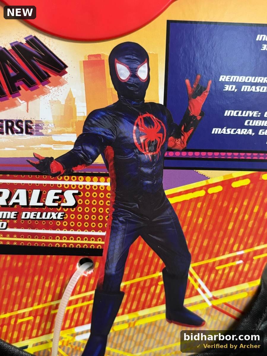 Kid's Jazwares Spiderman Miles Morales Deluxe Costume