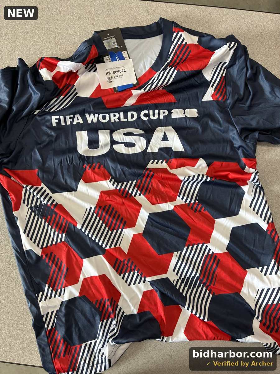 FIFA World Cup 2026 USA Soccer T-Shirt (Special Event) Large Futbol Jersey NEW