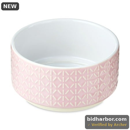 Vibrant Life Small Ceramic Pet Bowl  Pink
