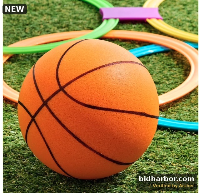 Play Day 6 Inch Silent Indoor Basketball for Kids