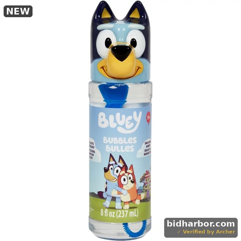 Little Kids Bluey 8oz. Character Bubbles