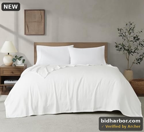 Royal Velvet King Dream Cotton Blanket White