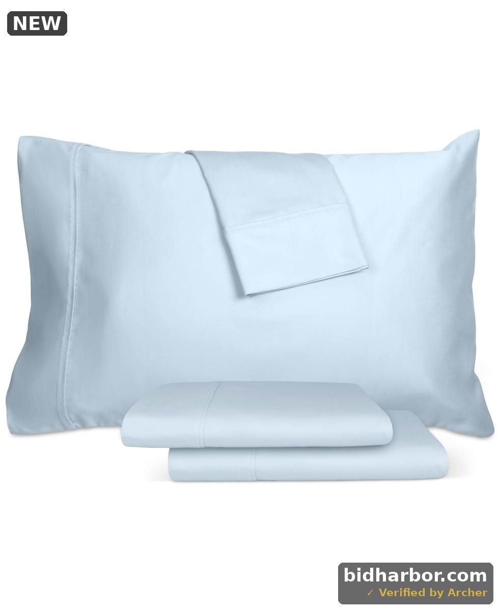 Serene Sleep 1000-Thread Count 4-Pc. Sheet Set, Full - Blue