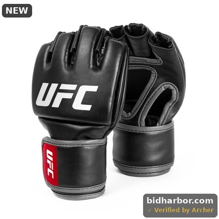 UFC MMA Adult Adjustable Molded Foam Boxing Gloves 2 Piece