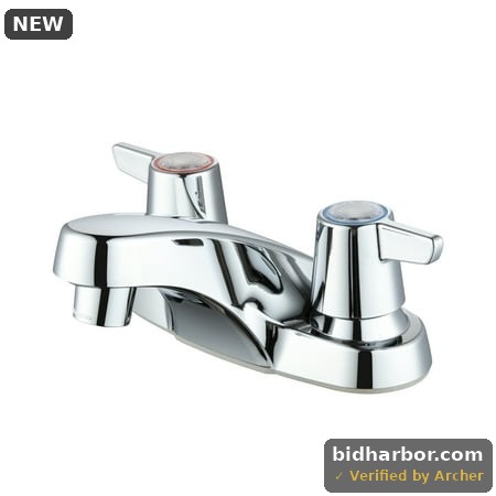 Mainstays Nonmetallic 4  Centerset Bathroom Faucet in Chrome