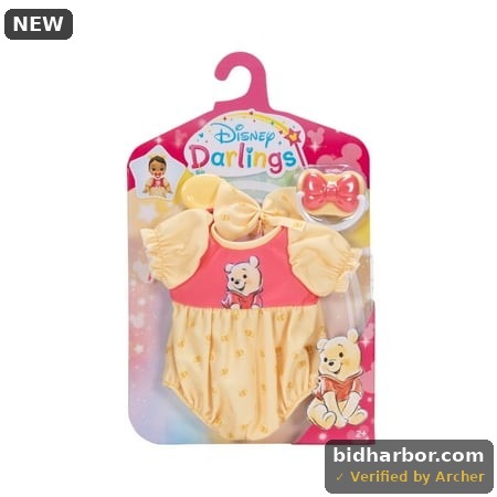 Disney Darlings Deluxe Baby Doll Winnie the Pooh Dress-up Ages 2+ 3 Pieces