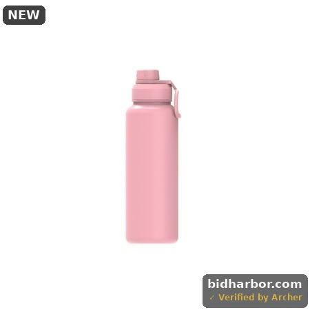 Mainstays 40 Oz Pink Stainless Steel Double Wall Water Bottle