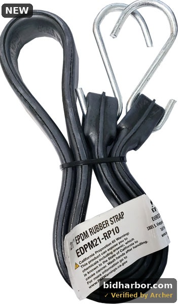 Hyper Tough  Rubber Strap Bungee Cords  21   1 Pack  0.2 Lb