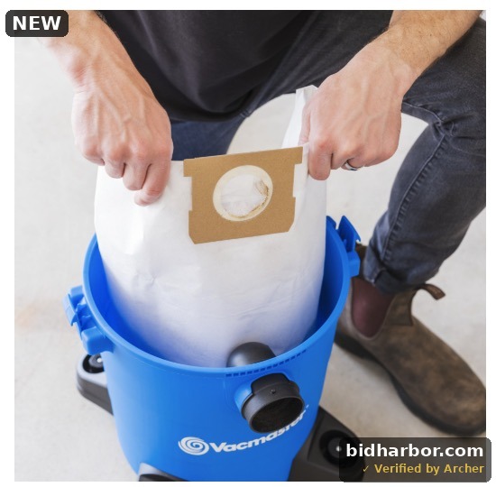 HART Standard Dust Bag 3-Pack VDB35 3701 Fits 3 to 5 Gallon Wet/Dry Vacuum Cleaners