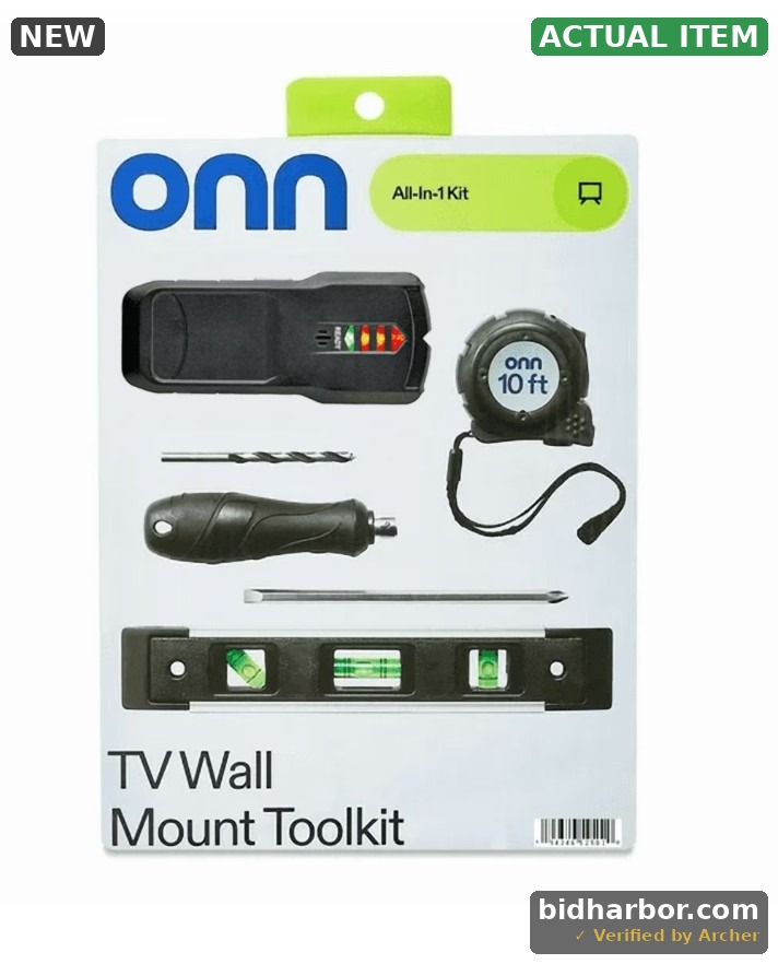 Onn 6-Piece TV Wall-Mount Tool Kit