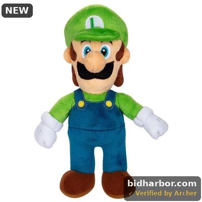 World of Nintendo Plush - 9" Luigi