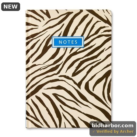 Pen+Gear Ruled Journal  6  X 8.5   Brown Zebra  200 Pages