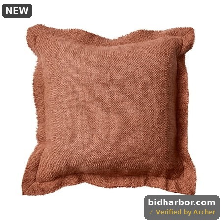 Better Homes & Gardens 20  X 20  Luxe Flange Polyester Decorative Pillow