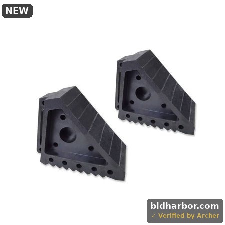 Hyper Tough Solid Rubber Wheel Chock