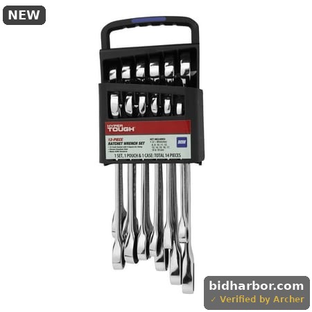 Hyper Tough 12-Piece Metric Combination Ratchet Wrench Tool Set  Hand Tools