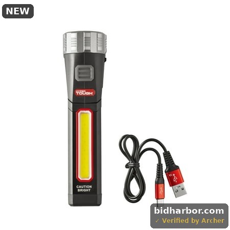 Hyper Tough 300 Lumen Rechargeable Work Light with Mini Rotating Head - Mini Size