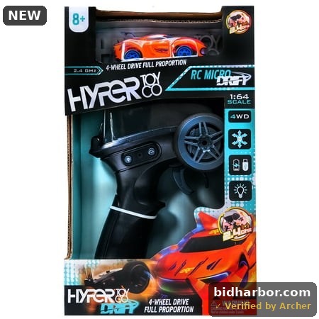 Hyper Toy Company  Micro Drift with LED Remote Control Car