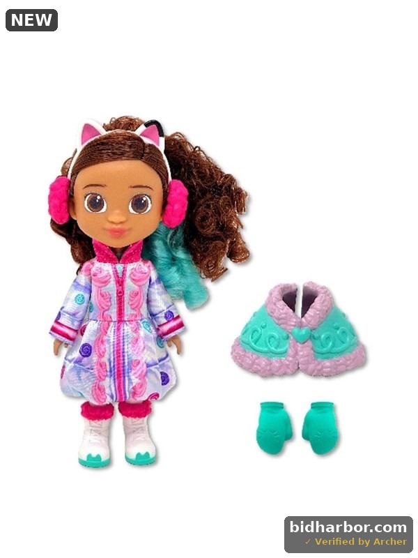Gabby's Dollhouse: the Movie Sweetest Treat Gabby 15-cm Doll Confection-Themed Snow Gear and Accessories Kids Toys for Girls and Boys Ages 3 and U