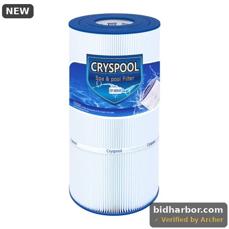 CRYSPOOL Pool Filter Compatible with Hayward CX760RE, C760, Clearwater II 75, Pro Clean 75, PA76, Unicel C-8411, FC-1255, 75 sq.ft, 1 Pack