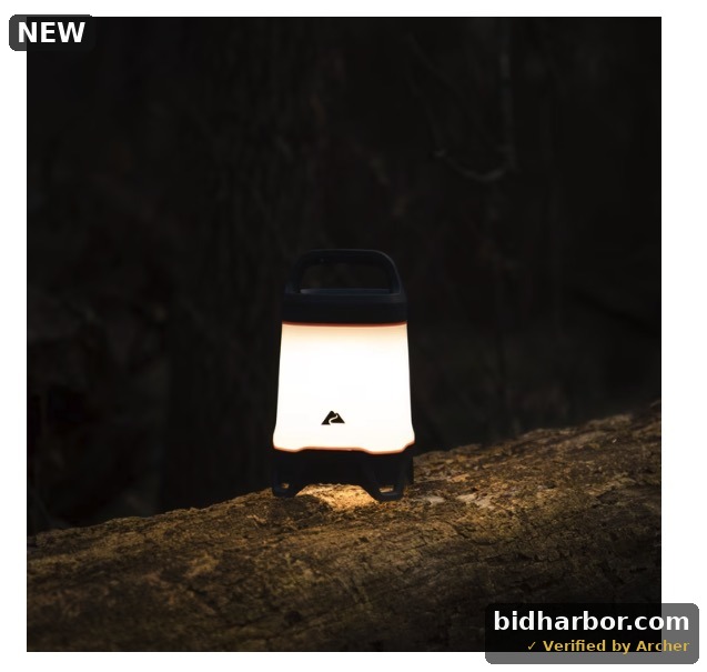 Ozark Trail 1000 Lumen LED Lantern with 5 Adjustable Modes and 75 Hour Runtime