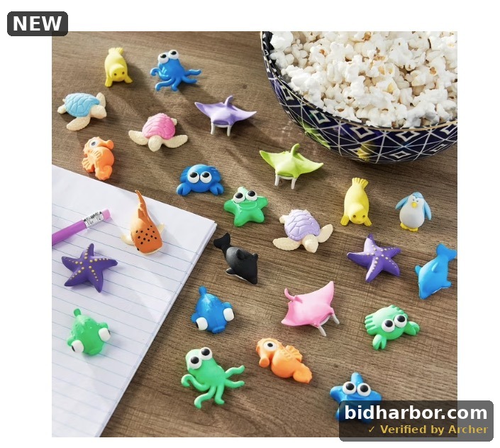 Pen+gear Eraser Pals Sea Creatures Theme Multi-color
