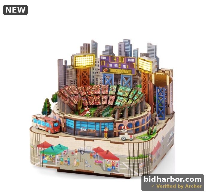 Arkitec Football Stadium Football Stadium Miniscape 3D Build
