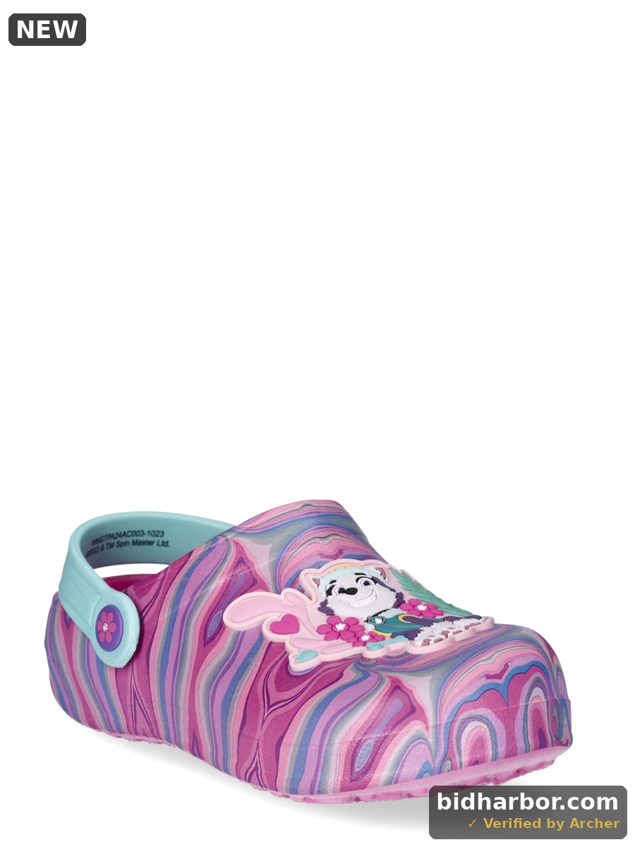 Size 5-6 Paw Patrol Toddler Girls Skye and Everest Clogs