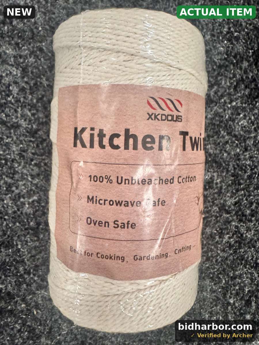 XKDOUS 476 ft Natural Cotton Butcher's Twine, 2 mm