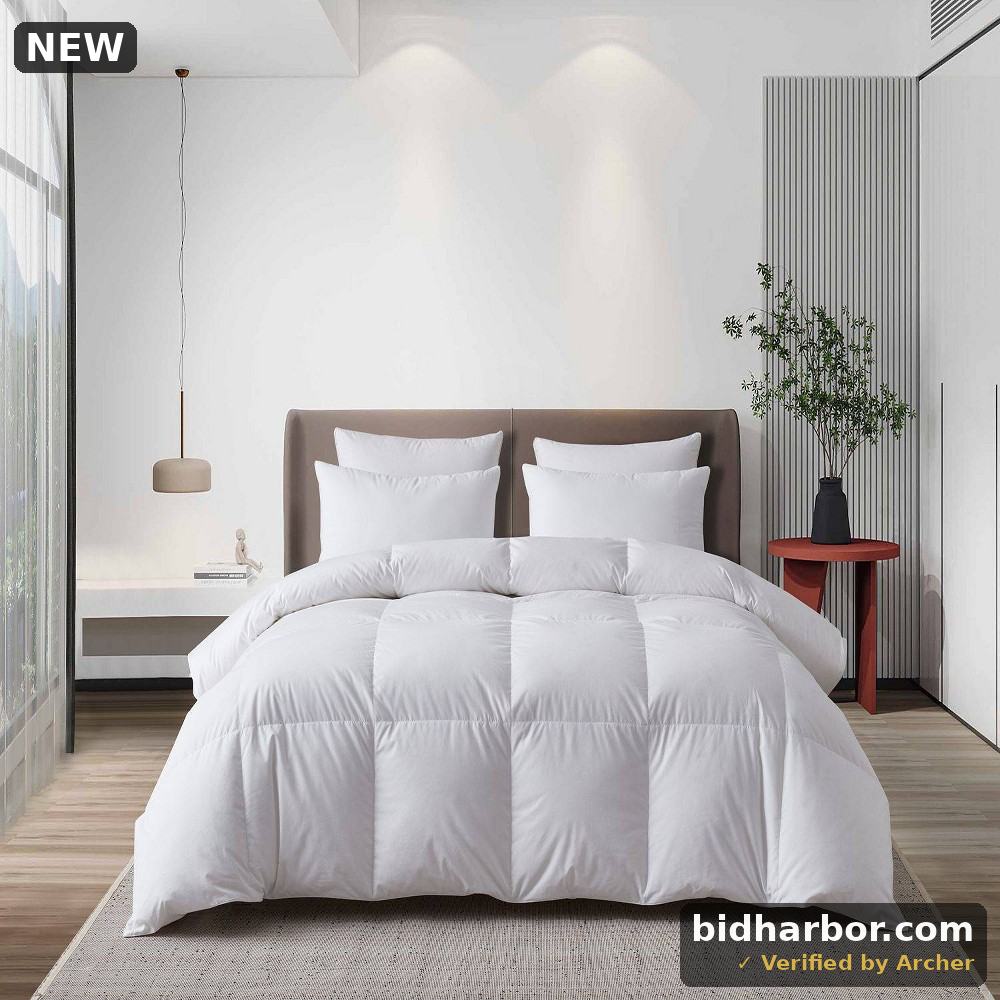 Martha Stewart King All-Season 233TC Cotton Blend Hungarian Goose Down Comforter