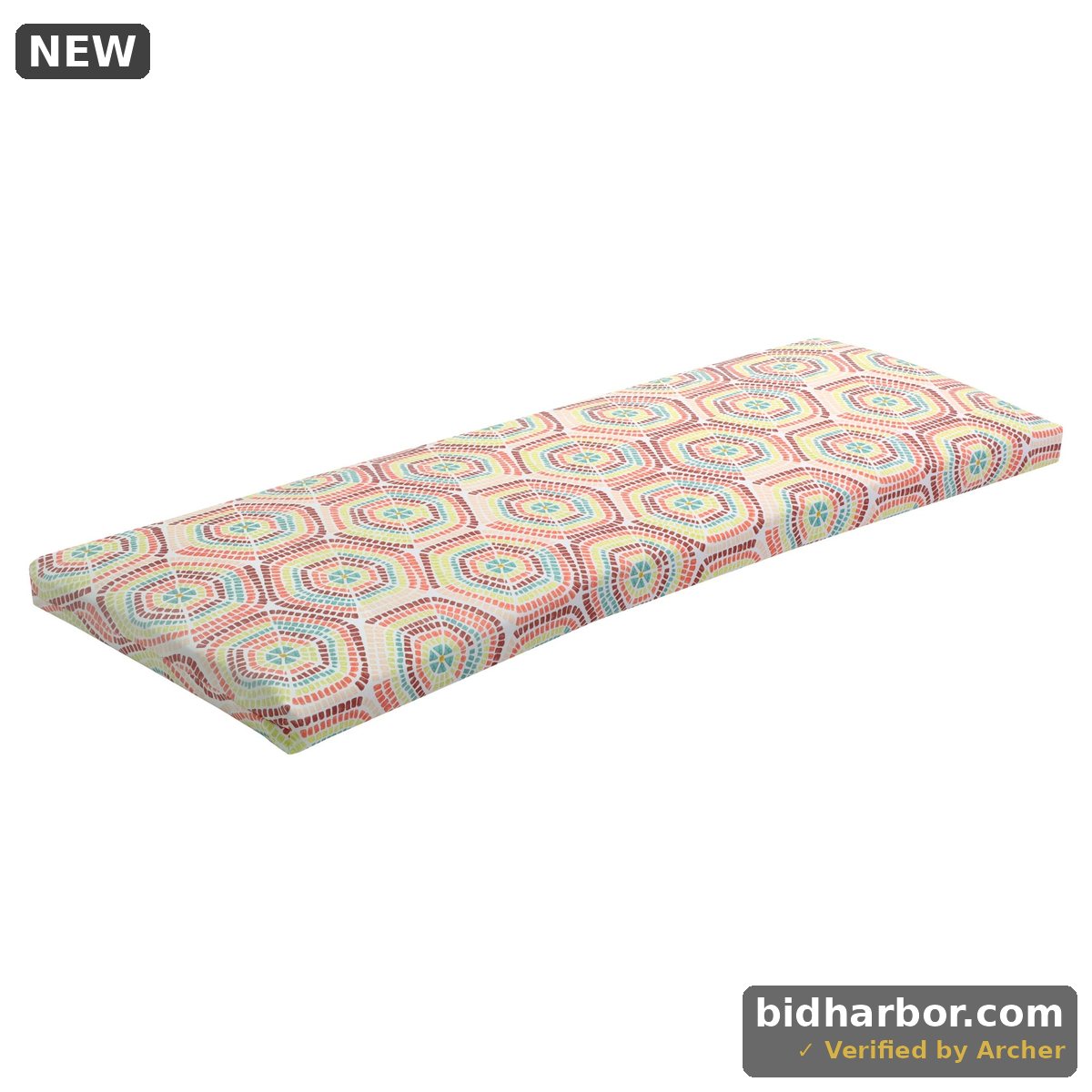 Outdoor Patio Bench Cushion 46.6 in W X 17.5 in. D X 3 in. H
