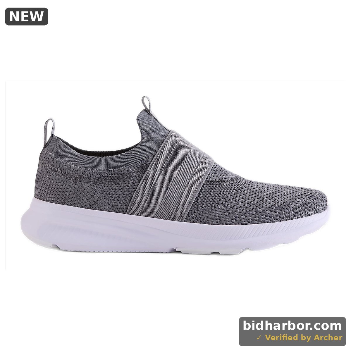 Athletic Works Men’s Banded Jogger Slip-On Sneakers — Size 12W