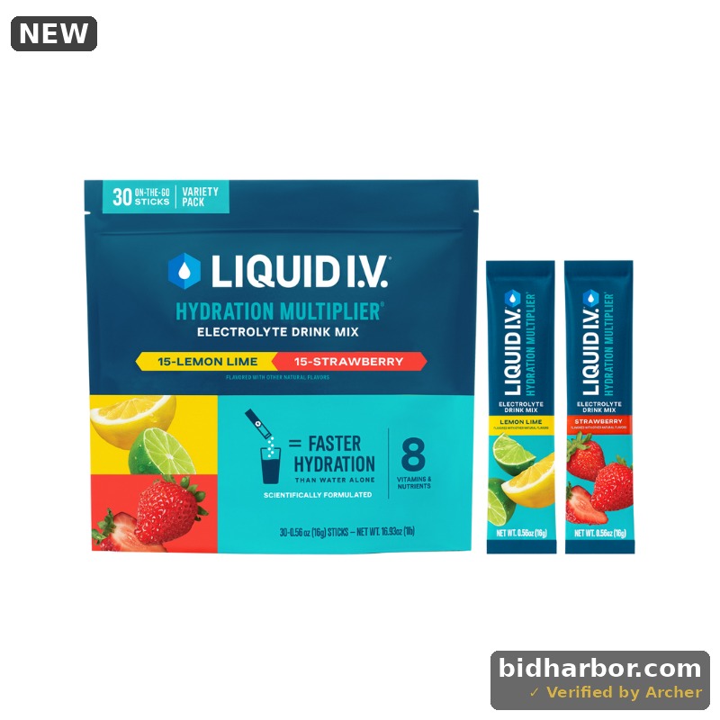 Liquid I.V. Hydration Multiplier Variety Pack, 30 Sticks