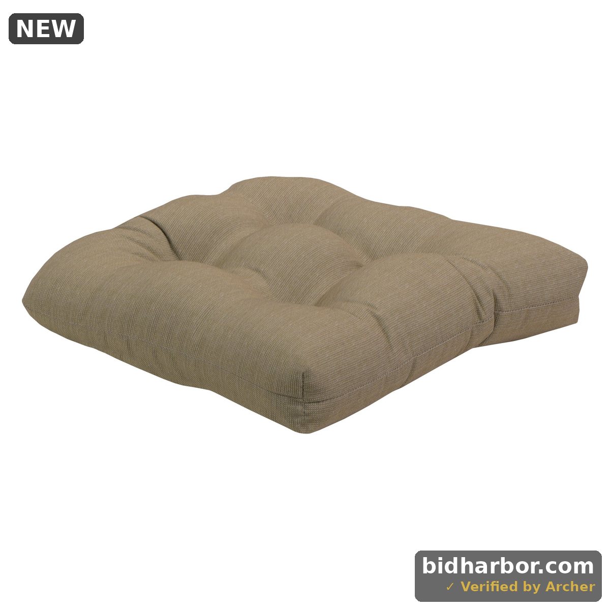Tufted Outdoor UV-Resistant Polyester Seat Cushion