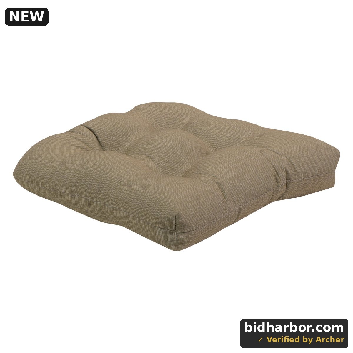 Tufted Outdoor UV-Resistant Polyester Seat Cushion