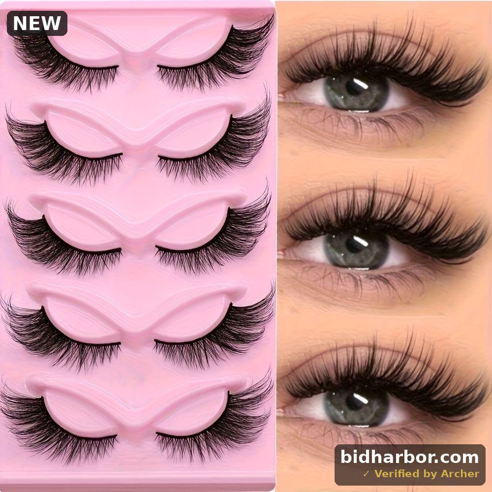 Natural Lashes Wispy Lashes Natural Look False Eyelashes
