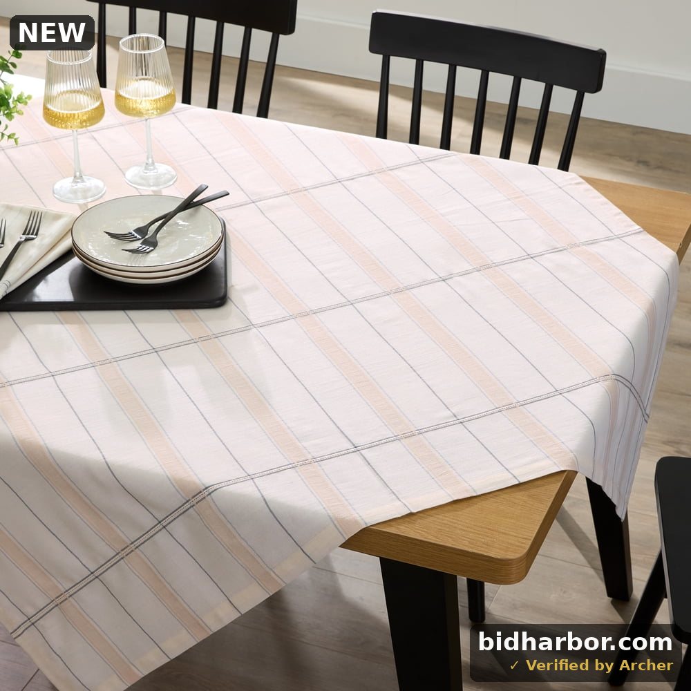 Better Homes & Gardens Silver Tuesday Plaid 50 X 50 Table Throw Cotton Polyester Blend