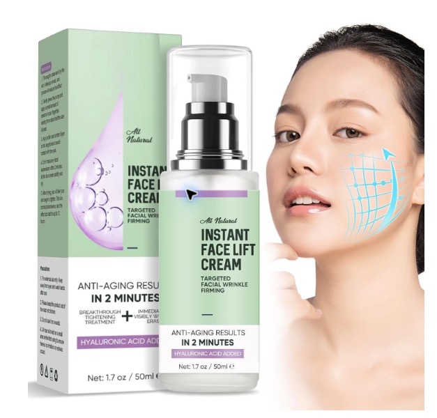 Instant Face Lift Cream, Temporary Skin Tightening Cream, Smoothing Fine Lines and Wrinkles for Face and Neck