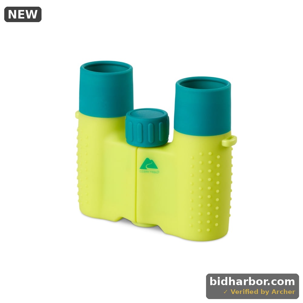 Ozark Trail Compact Binoculars 6X21 for Kids Bird Watching Hiking Camping Fishing Accessories Gear Essentials Best Toy Gifts for Children Optical Lens