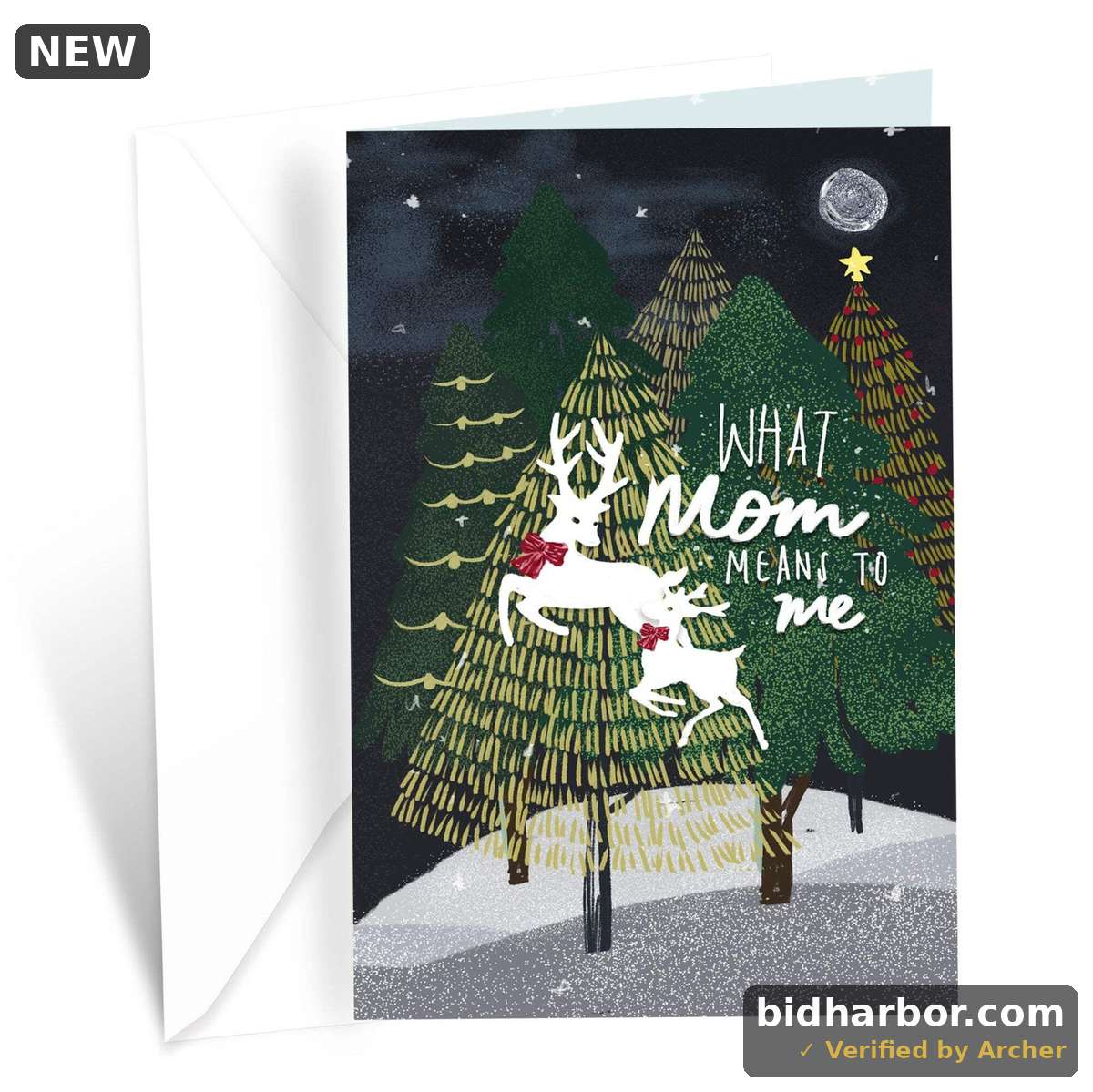 Prime Greetings Christmas Card Mother