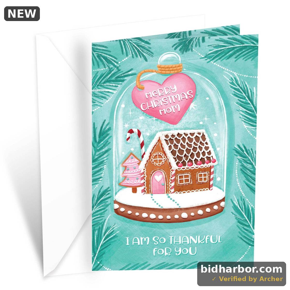Prime Greetings Christmas Card For Mother (Mom)