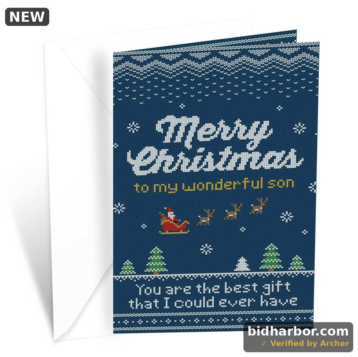 Prime Greetings Christmas Card Son