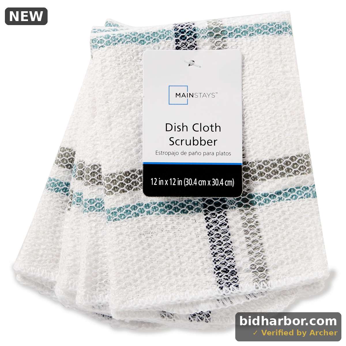 Mainstays Blue Scrubber Dishcloth