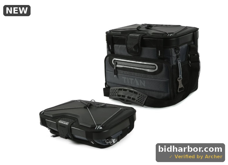 Titan PRO by Arctic Zone 40-Can 27 qt Zipperless Collapsible Soft Cooler with Ice Blanket